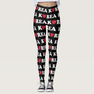 Corea Love Heart Leggings