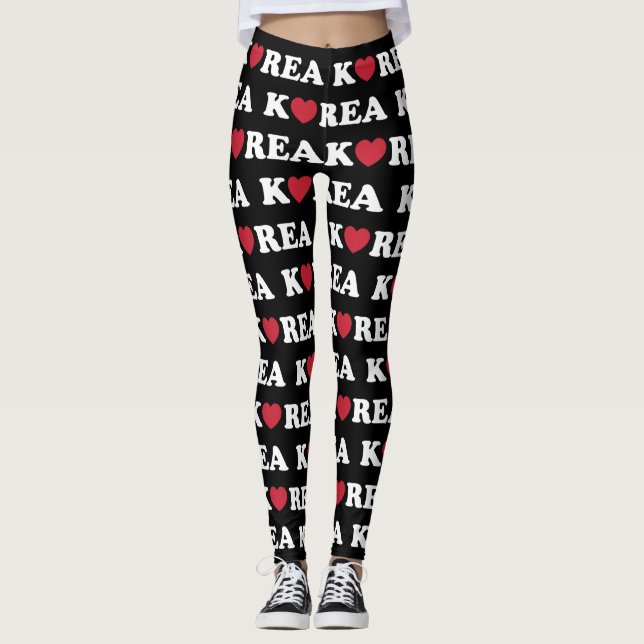 Corea Love Heart Leggings (Anverso)