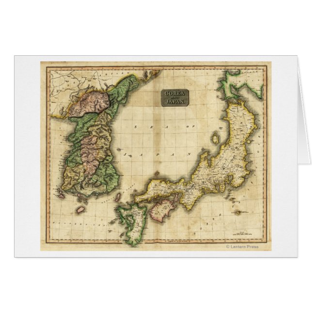Corea y JapónMapa panorámicoCorea y Japón (Anverso (Horizontal))