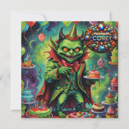COREY ~ Tarjeta de cumpleaños ~ Creatura atemoriza
