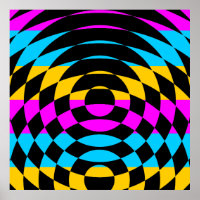 Corey Tiger 80s Arte Óptico Vintage