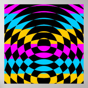 Corey Tiger 80s Arte Óptico Vintage