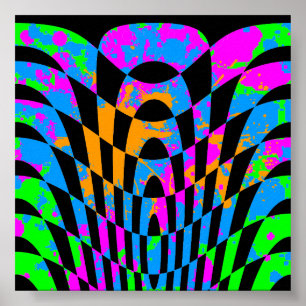 Corey Tiger 80s Arte Óptico Vintage