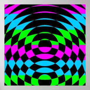Corey Tiger 80s Arte Óptico Vintage