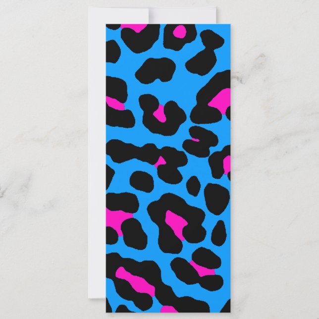 Corey Tiger 80s Lunares de Leopardo (Azul) (Anverso)