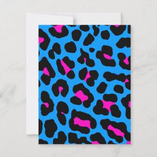 Corey Tiger 80s Lunares de Leopardo (Azul)