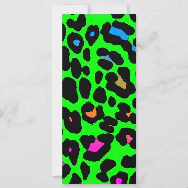 Corey Tiger 80s Lunares de Leopardo (Verde) (Anverso)