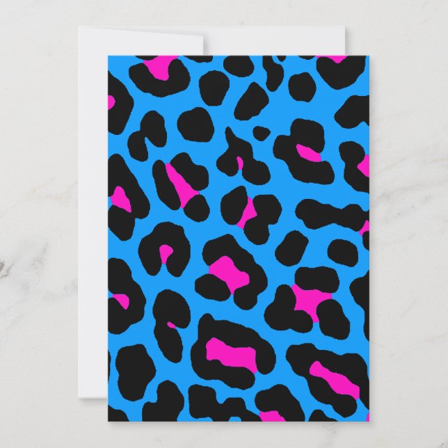 Corey Tiger 80s Manchas de Leopardo (Azul) (Anverso)
