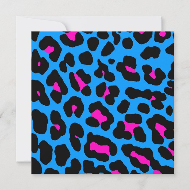Corey Tiger 80s Manchas de Leopardo (Azul) (Anverso)