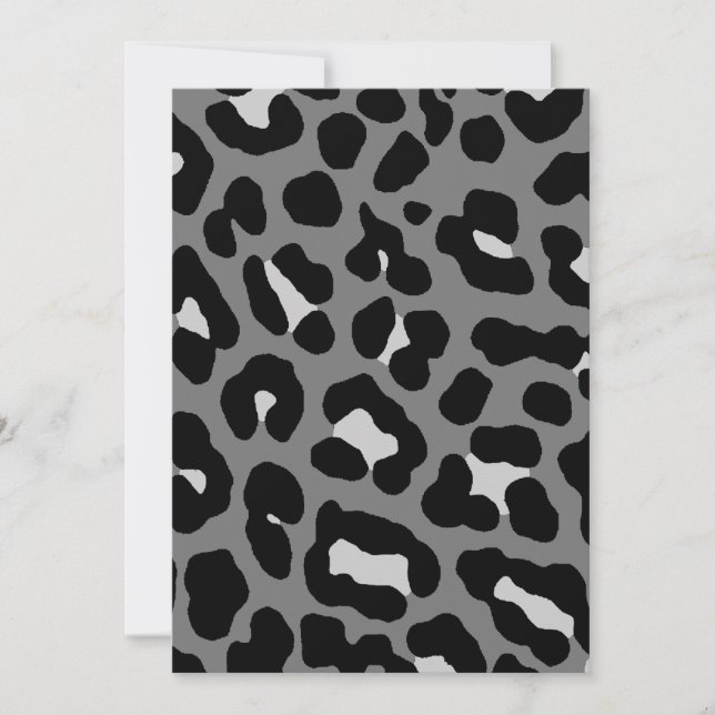Corey Tiger 80s Manchas de Leopardo (Gris) (Anverso)