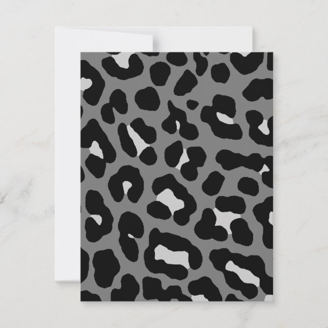 Corey Tiger 80s Manchas de Leopardo (Gris) (Anverso)