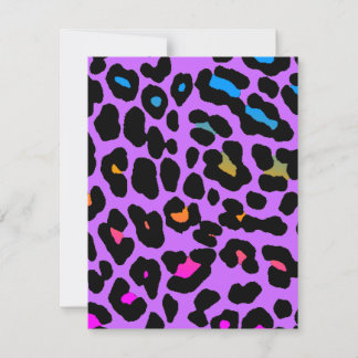 Corey Tiger 80s Manchas de Leopardo (Púrpura)