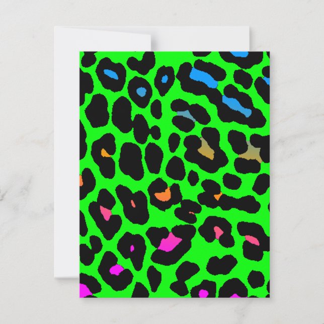 Corey Tiger 80s Manchas de Leopardo (Verde) (Anverso)