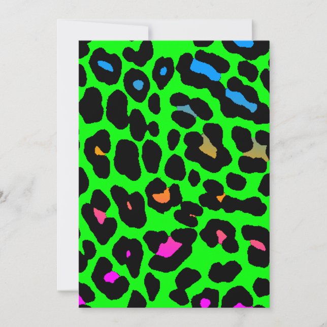 Corey Tiger 80s Manchas de Leopardo (Verde) (Anverso)