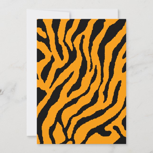 Corey Tiger 80s Rayas de Tigre (Naranja) (Anverso)