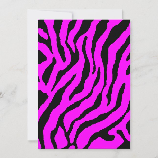 Corey Tiger 80s Rayas de Tigre (Rosa) (Anverso)