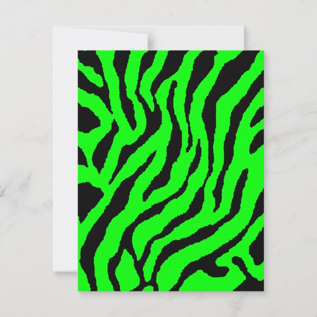 Corey Tiger 80s Rayas de Tigre (Verde) (Anverso)