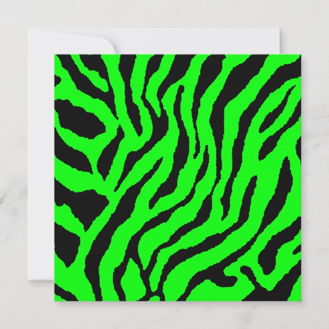 Corey Tiger 80s Rayas de Tigre (Verde) (Anverso)