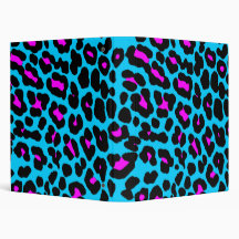 Corey Tiger 80's Vintage Blue Leopard