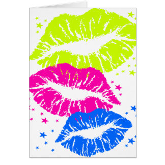 Corey Tiger 80s Vintage Labios y Estrellas Besos