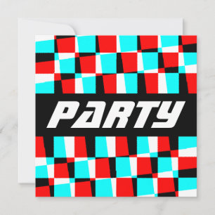 Corey Tiger 80s Vintage Op Art