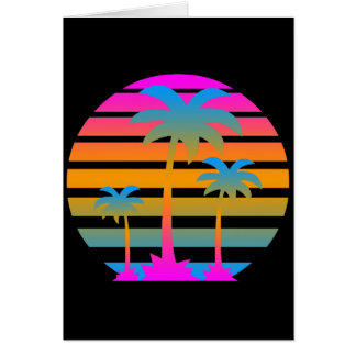 COREY TIGER RETRO ATARDECER PALMERAS