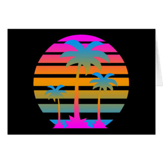 COREY TIGER RETRO SUNSET PALM ÁRBOLES