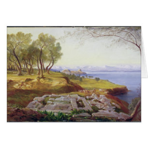 Corfú de la ascensión, c.1856-64 (aceite en lona