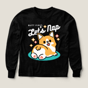 Corgi Butt y Nap Vibes - Perro durmiente suave
