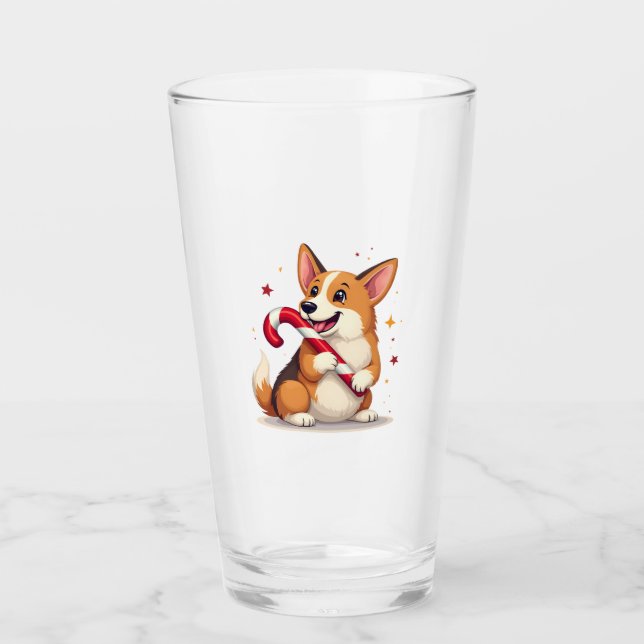 Corgi Candy Cane Joy (Anverso)