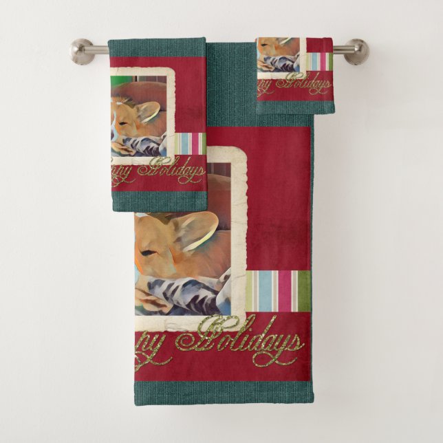 Corgi de los saludos de la estación (In situ)