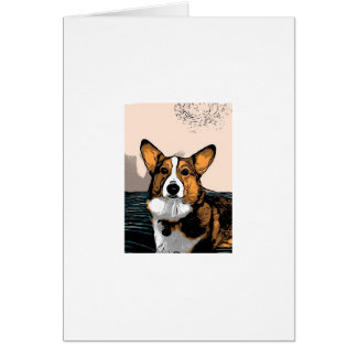 Corgi del dibujo animado