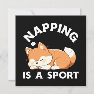 Corgi Divertido Durmiendo Es un Deporte para Amant