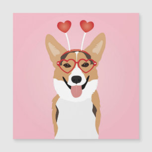 Corgi Dog Día de San Valentín