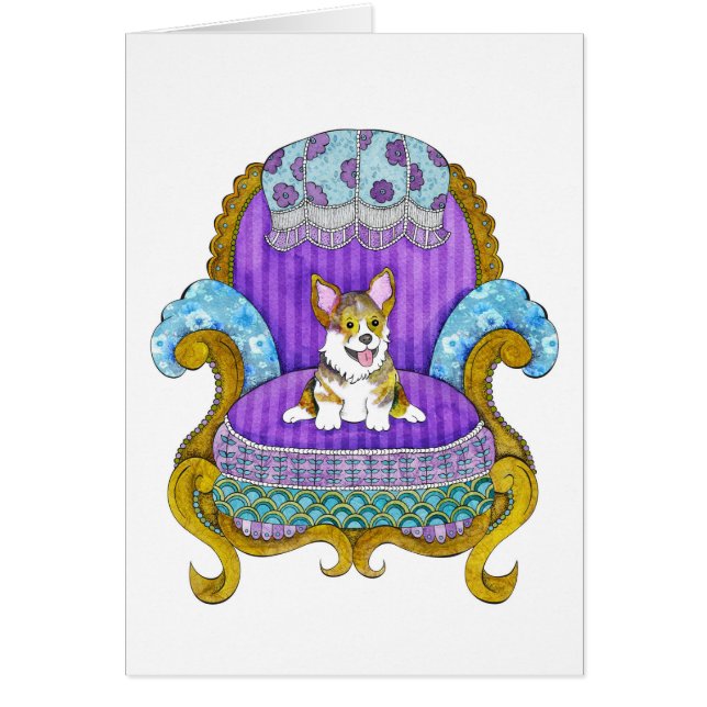 Corgi en silla (Frente)