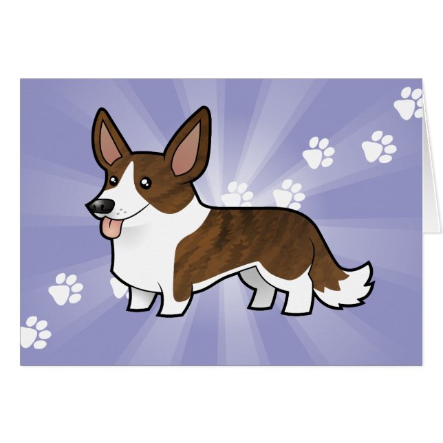 Corgi Galés de la rebeca del dibujo animado (Anverso (Horizontal))