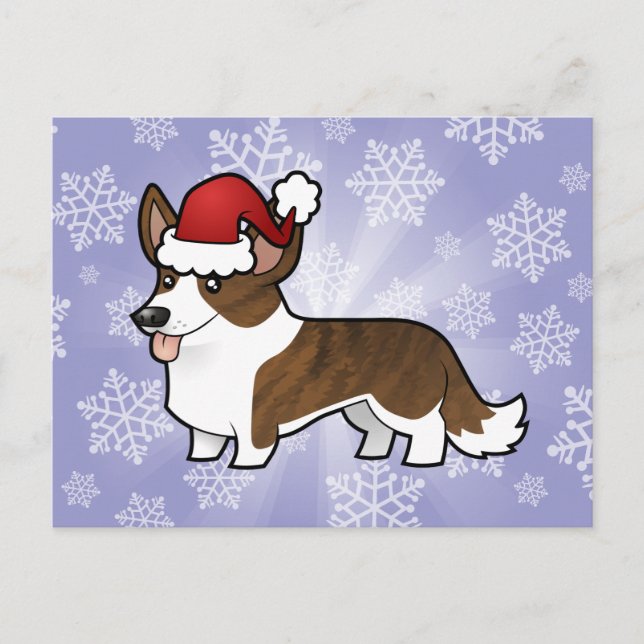 Corgi Galés de la rebeca del navidad (Anverso)