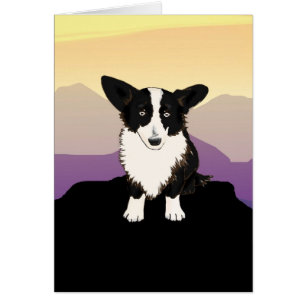 Corgi Galés de las montañas púrpuras