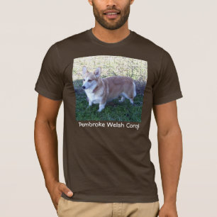 Corgi Galés del Pembroke - camiseta oscura