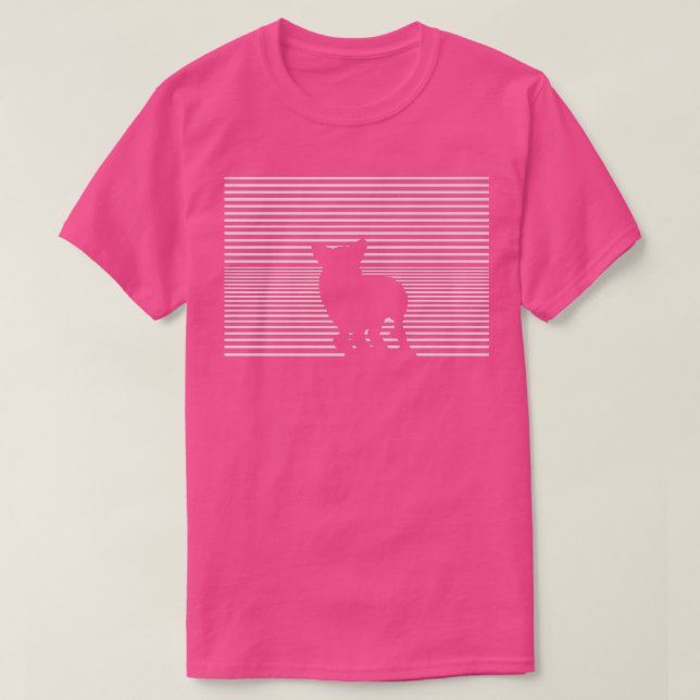 Corgi galés perro ama camiseta premium (Diseño del anverso)