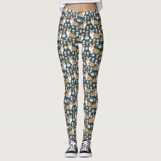 Corgi Leggings - bonitos regalos de corgi (Anverso)