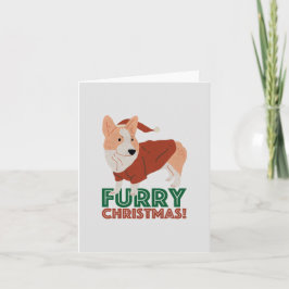 Corgi lindo con un bollo de Navidades: Navidades f