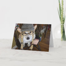 Corgi- Niña con nota para Santa