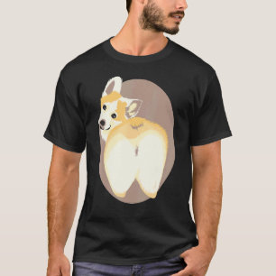 Corgi Perro Corazón Pero Camiseta Buff Fría Ama a 