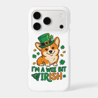 Corgi Perro "Un Poco Irlandés" Divertido Día de Sa