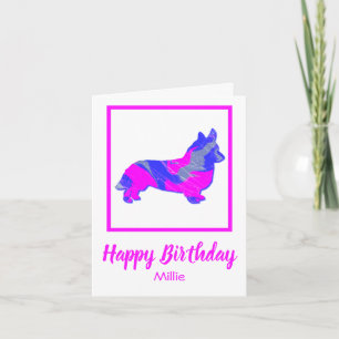 Corgi - Tarjeta de cumpleaños divertida para perro