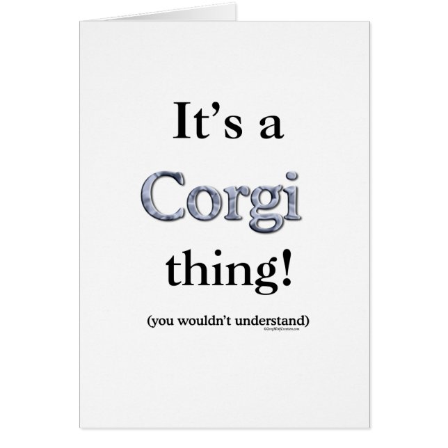 Corgi Thing (Frente)