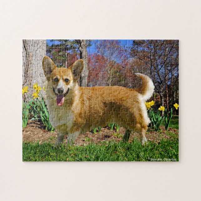 "Corgi Time" rompecabezas (Horizontal)