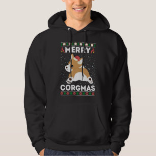 Corgi Ugly Navidades Sweater Merry Corgmas Santa C