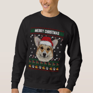 Corgi Ugly Xmas Sweater Merry Christmas 871